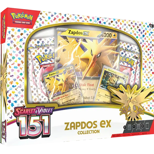 Scarlet and Violet 151 - Zapdos ex Collection