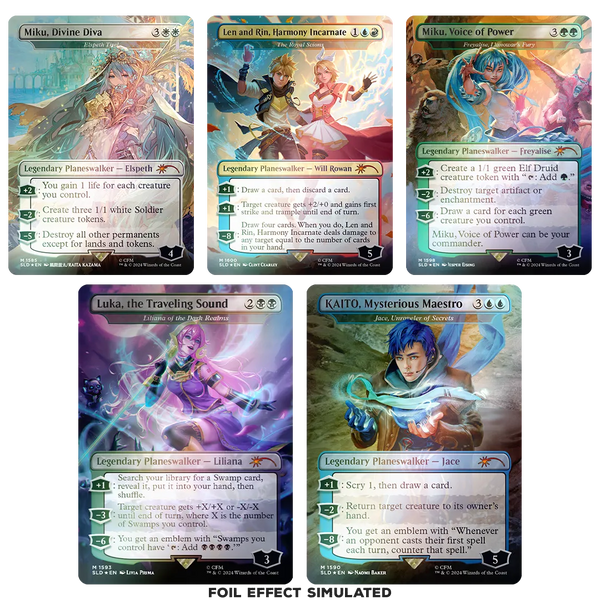 Special Edition Magic MTG Secret Lair: Hatsune Miku Electric