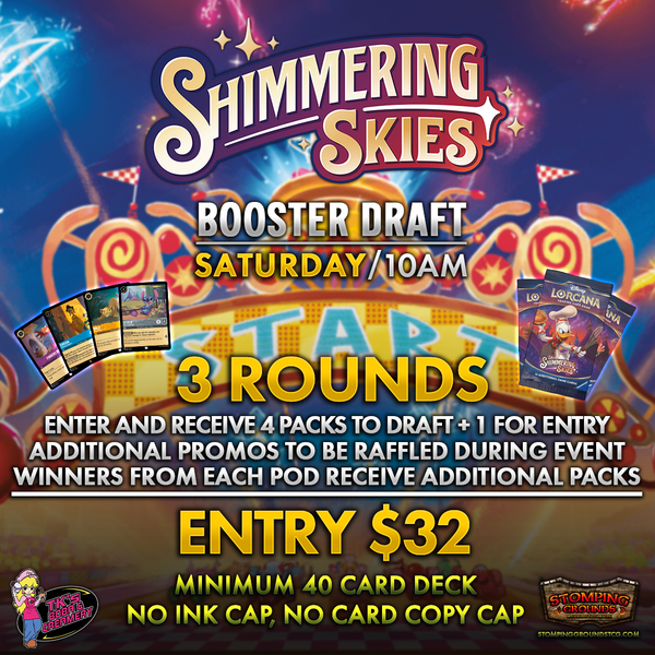 Disney Lorcana: Shimmering Skies Draft Event (Hosted @ TK's Boba & Creamery)