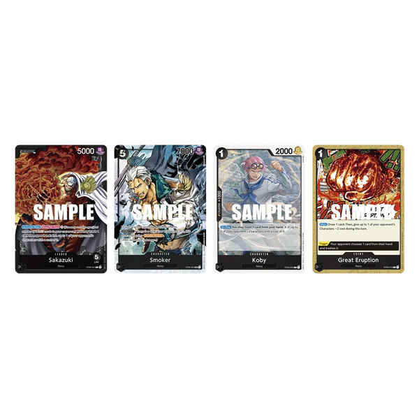 bandai trading card games one piece absolute justice starter deck Game Navy ST-06 a character whose cost is less than or equal to the set value Starter Deck 06: Absolute Justice
