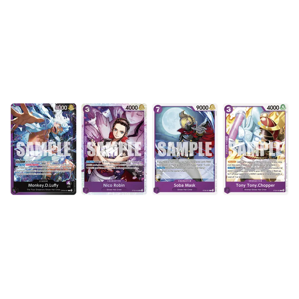 Starter Deck 26: PURPLE/BLACK Monkey.D.Luffy [ST-26]