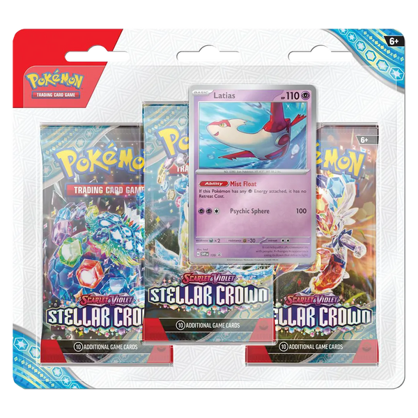 Scarlet & Violet: Stellar Crown- 3 Pack Blister [Latias]