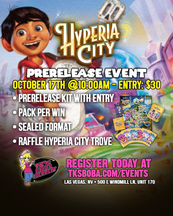 Disney Lorcana: Hyperia City Prerelease Event (Hosted @ TK's Boba & Creamery) 10/17