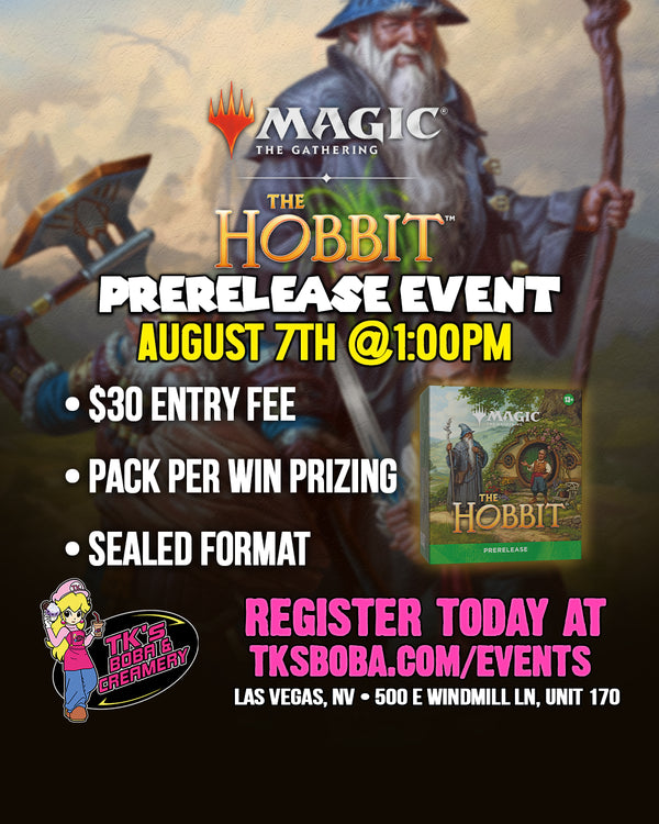Magic: The Gathering - Prerelease Event Entry [The Hobbit] (Hosted @ TK's Boba & Creamery) (August 7th @1:00pm)