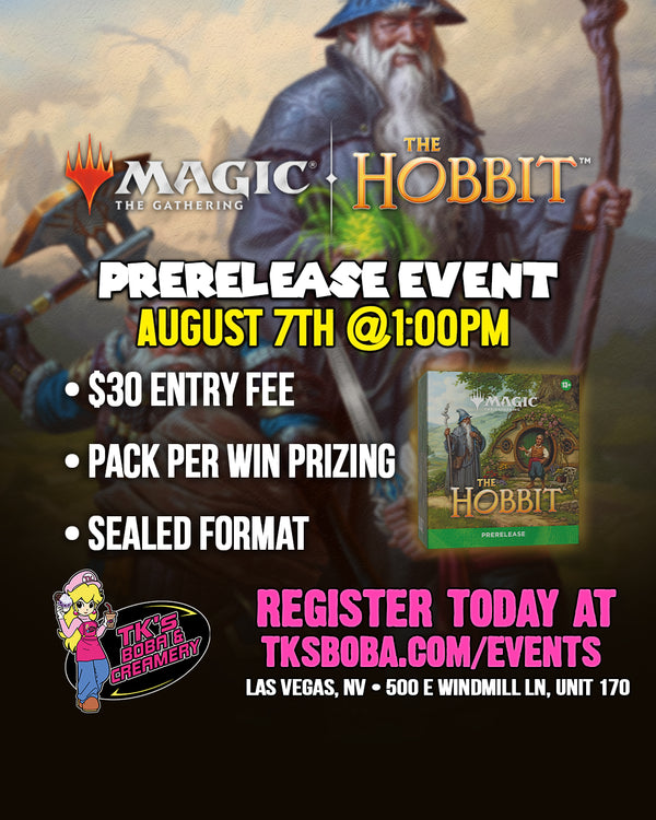 Magic: The Gathering - Prerelease Event Entry [The Hobbit] (Hosted @ TK's Boba & Creamery) (August 7th @1:00pm)