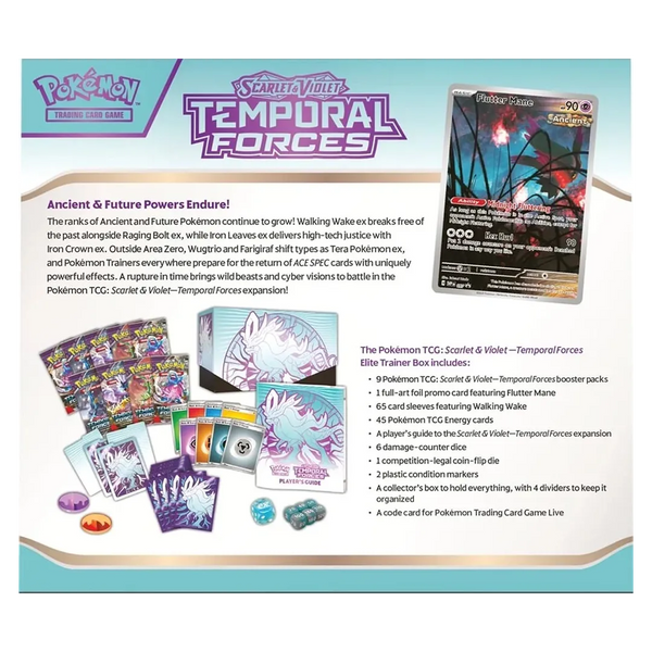 Scarlet & Violet: Temporal Forces - Elite Trainer Box [Walking Wake]