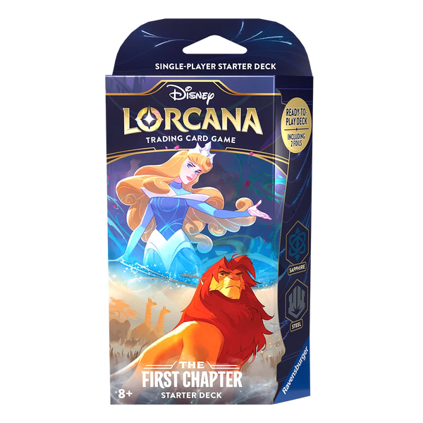 Disney Lorcana: The First Chapter Starter Deck (Sapphire & Steel) Disney Lorcana: The First Chapter Starter Deck (Sapphire & Steel)