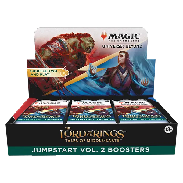 The Lord of the Rings Tales of Middle-earth Jumpstart Vol. 2 Booster Display