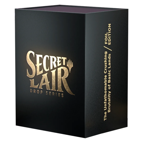 Secret Lair Drop - The Unfathomable Crushing Brutality of Basic Lands Foil Edition