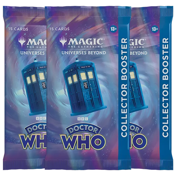 Universes Beyond: Doctor Who Collector Booster Display