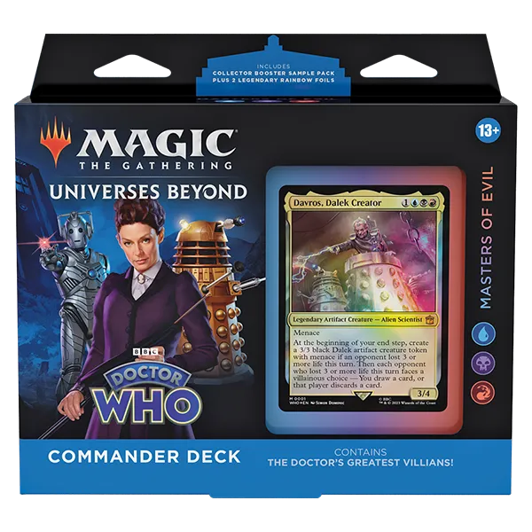 mtg dungeon and dragons commander decks Universes Beyond: Doctor Who Commander Decks (Set of 4)