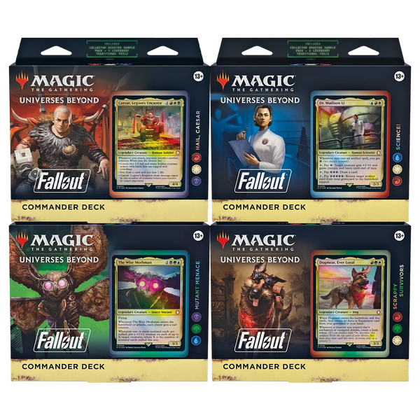 Universes Beyond Fallout Commander Decks [Set of 4]