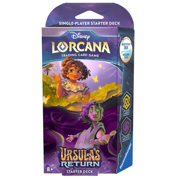 lorcana starter decks amber and amethyst DISNEY Deck & The First Chapter Sealed BRAND NEW The deck has 60 cards lorcana starter decks amber and