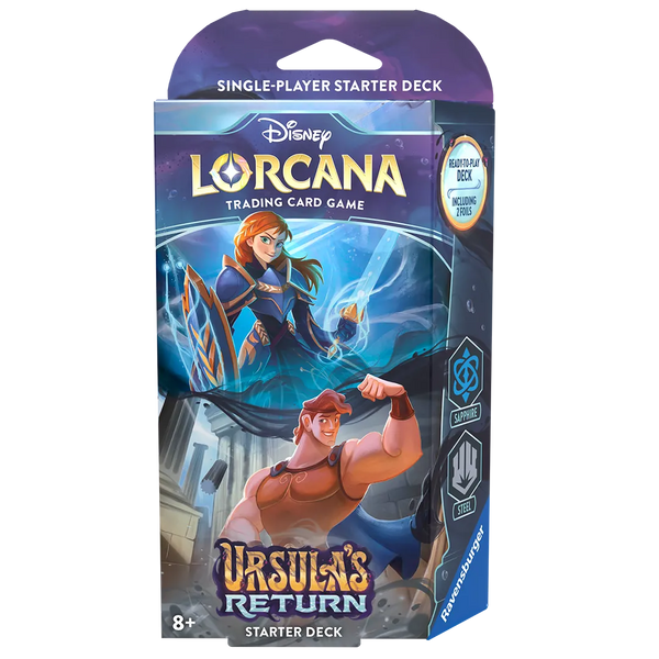 lorcana ursula's return starter deck card list Disney Lorcana Starter Deck Sapphire & Steel (Ursula's Return)