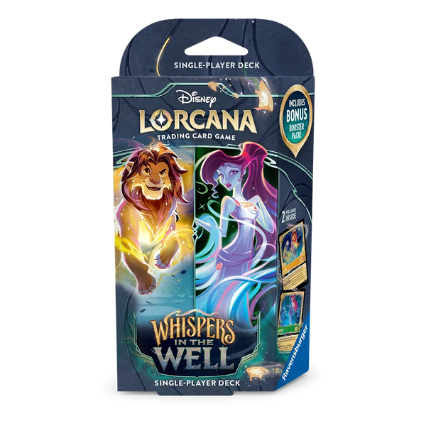 [PREORDER] Disney Lorcana: Whispers in the Well Starter Deck [Amber & Emerald]
