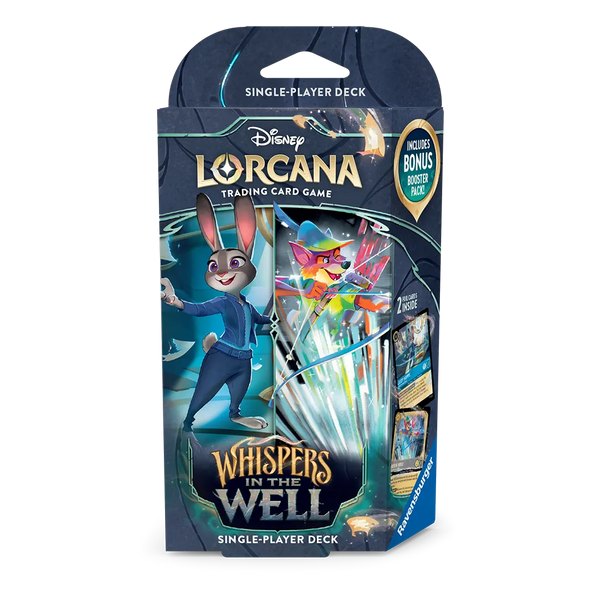 lorcana single player starter deck Amazon.com: Ravensburger Disney Lorcana TCG: Azurite Sea - Amber & Ruby Single-Player Starter Deck | Engaging Gameplay | Over 200 Original Disney Artworks