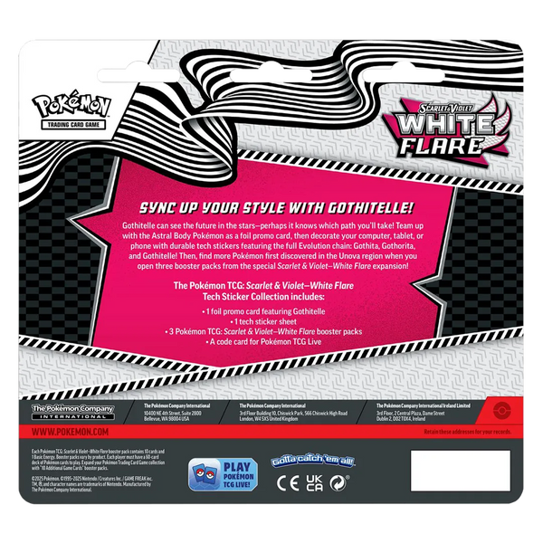 [PREORDER] White Flare Tech Sticker Collection