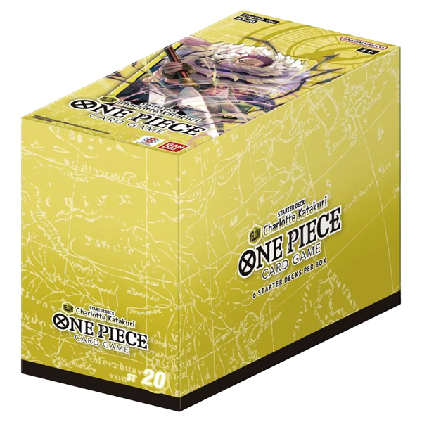 one piece tcg katakuri starter deck ONE PIECE TCG: Charlotte Katakuri (Yellow) Starter Deck (ST-20) **NO PRB PACK**