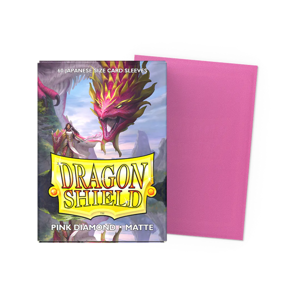Dragon Shield Game Sleeves Matte 60Ct Pack [Japanese Size]