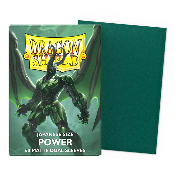Dragon Shield Game Sleeves Dual Matte 60Ct Pack [Japanese Size]