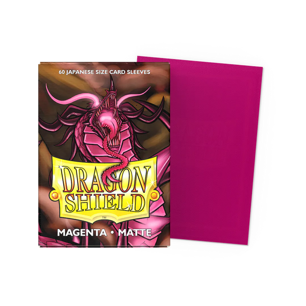 Dragon Shield Game Sleeves Matte 60Ct Pack [Japanese Size]