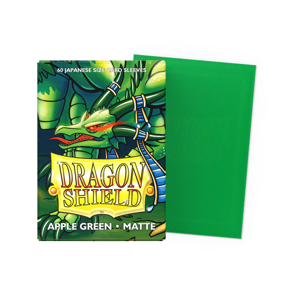 Dragon Shield Sleeves: Japanese Matte Apple Green Dragon Shield Sleeves: Japanese Matte Apple Green