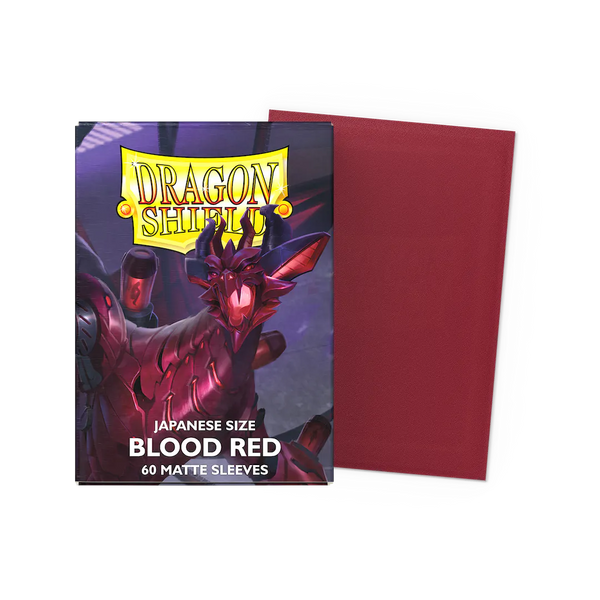Dragon Shield Game Sleeves Matte 60Ct Pack [Japanese Size]