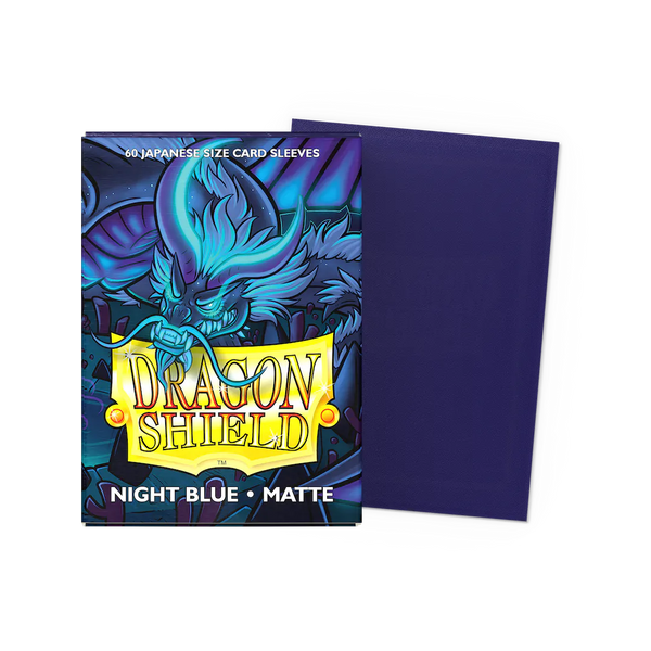 Dragon Shield Game Sleeves Matte 60Ct Pack [Japanese Size]