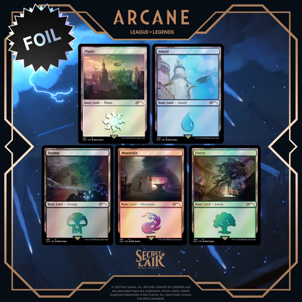 Secret Lair Drop - Arcane: Lands [Foil Edition]