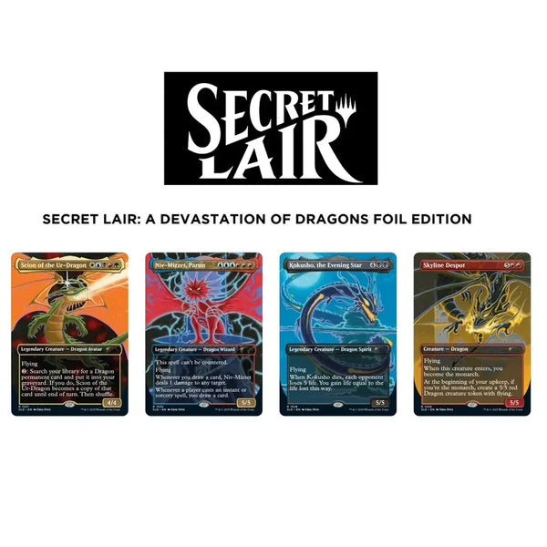 Secret Lair Drop - A Devastation Of Dragons [Rainbow Foil Secret Lair Drop - A Devastation Of Dragons [Rainbow Foil