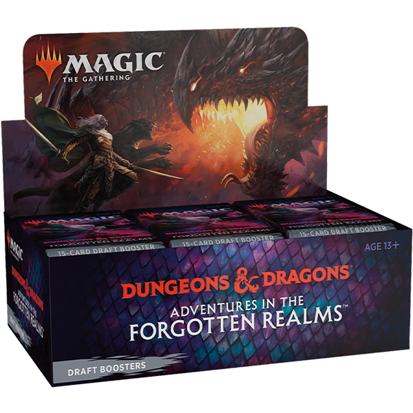 Adventures in the Forgotten Realms Draft Booster Box Display