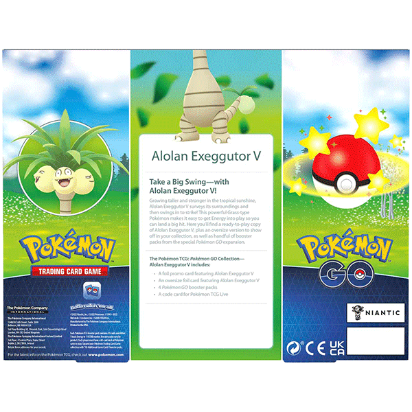 Pokemon GO - Collection Box (Alolan Exeggutor V)