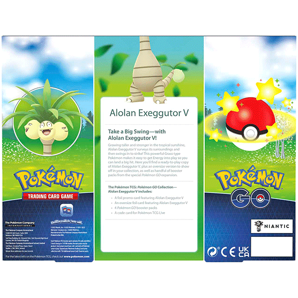 Pokemon GO - Collection Box (Alolan Exeggutor V) Pokemon GO - Collection Box (Alolan Exeggutor V)