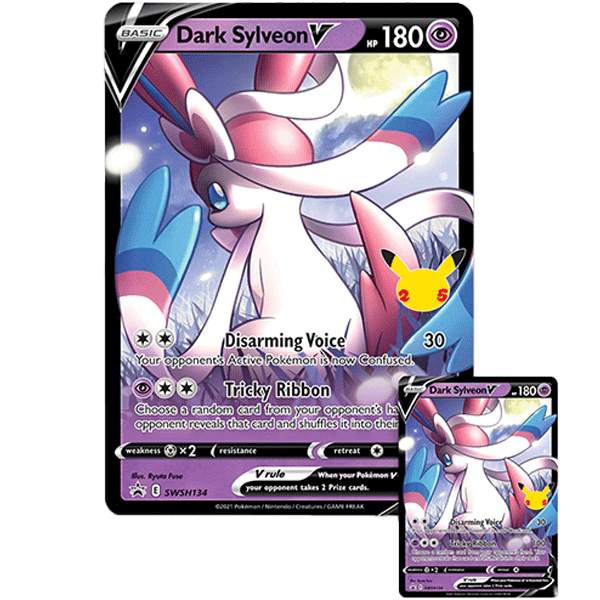 sylveon v pokemon card Celebrations Collection (Dark Sylveon V)