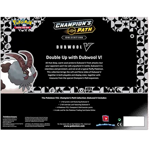 dubwool v pokemon card Champion's Path