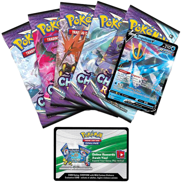 pokemon trading card games v strikers tin empoleon v Pokemon Trading Card Games V Strikers Tin Empoleon V