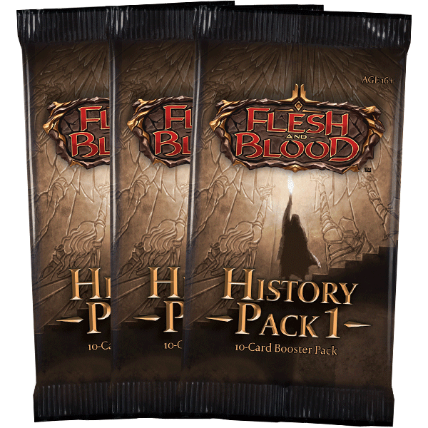 History Pack 1 Booster Box Display