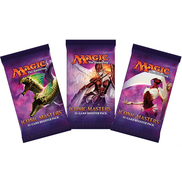 iconic master booster box MTG Pack : Masters (IMA) : Toys & Games The theme for Set #2 of the New Series is Gathering of Strong Rivals Iconic Masters Booster Box -
