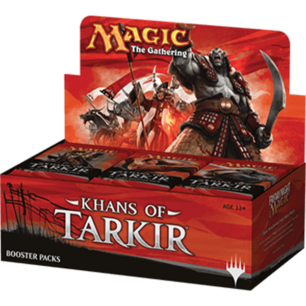 Khans of Tarkir Russian Draft Booster Box Display