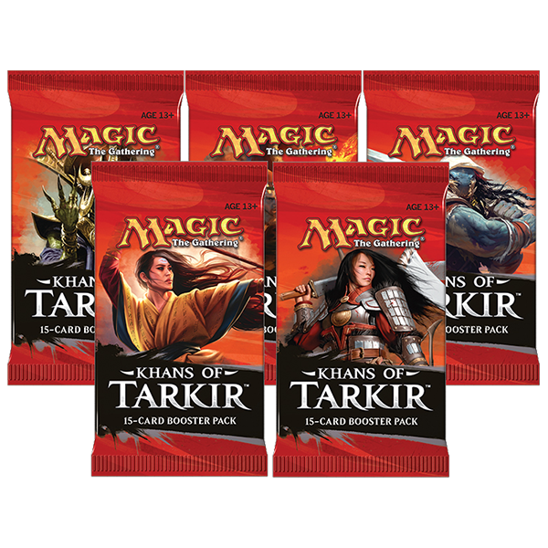 Khans of Tarkir Russian Draft Booster Box Display