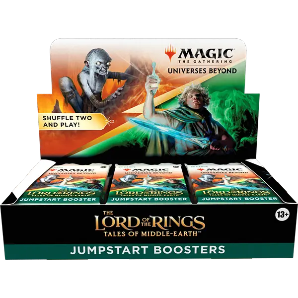 MTG: Lord of the Rings Tales of Middle-Earth Jumpstart Booster Box Dis MTG: Lord of the Rings Tales of Middle-Earth Jumpstart Booster Box Dis