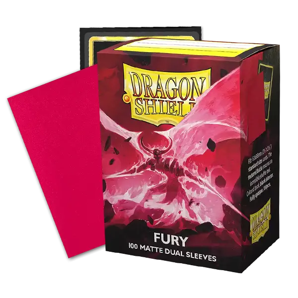 Dragon Shields (100) Matte Dual Lightning - Game Night Games