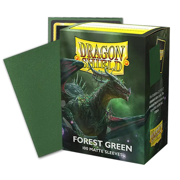 Dragon Shield - Japanese Size Matte Sleeves (60 ct.) - Forest