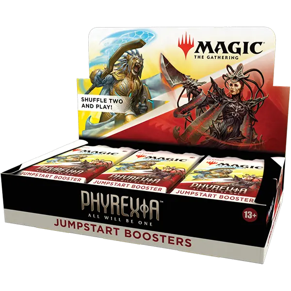 Phyrexia: All Will Be One Jumpstart Booster Box Display