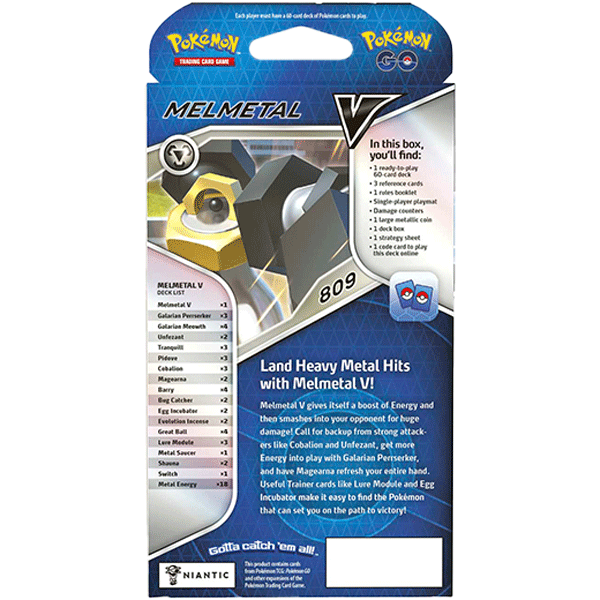 Pokemon GO - Battle Deck (Melmetal V) Pokemon GO - Battle Deck (Melmetal V)