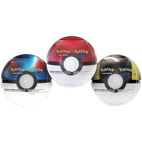 Pokemon GO - Pokeball Tin Display (6 Tins)