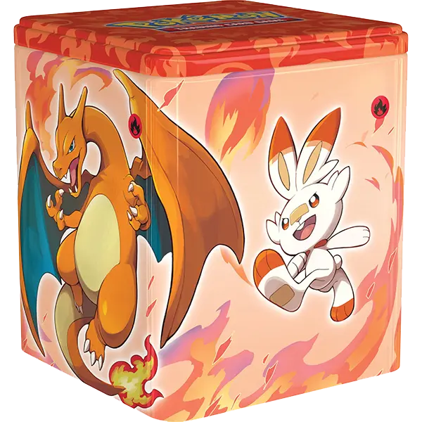 Pokemon Stacking Tins Display: Fighting-Fire-Darkness (Q4 2022)