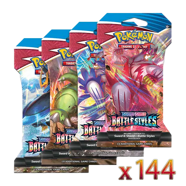 Sword & Shield: Battle Styles - Sleeved Booster Case (144 Boosters)