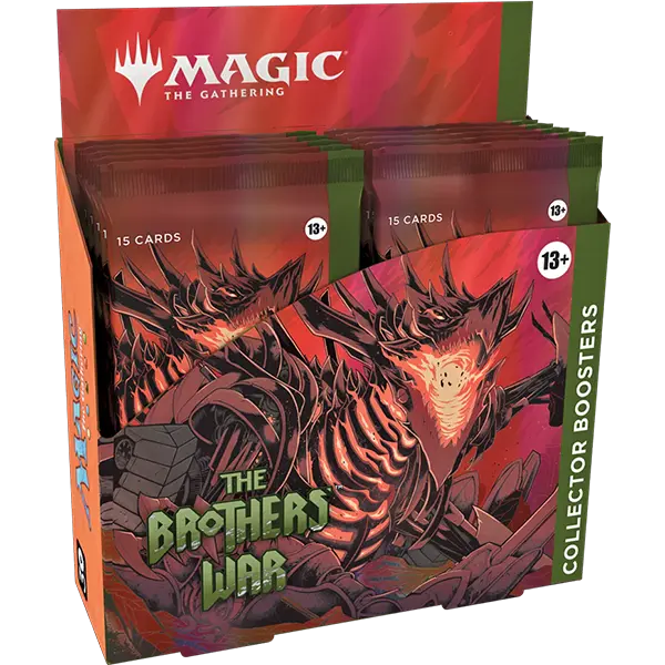 The Brothers' War Collector Booster Box Display