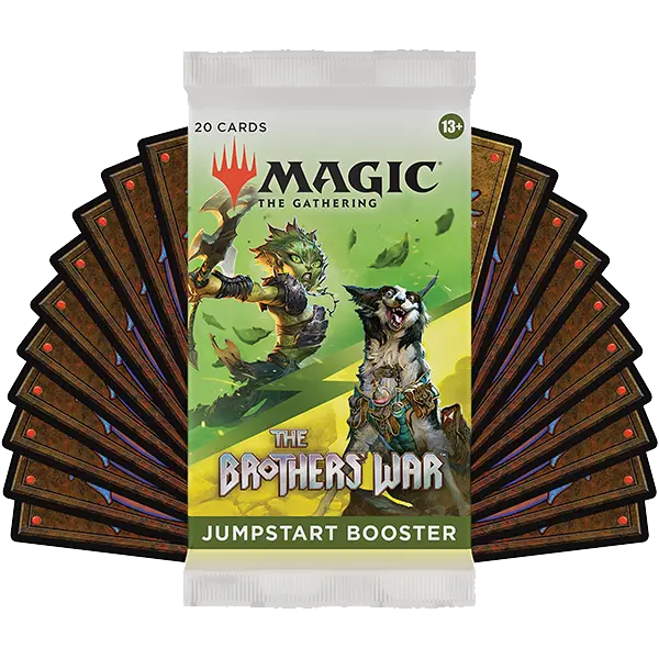 The Brothers' War Jumpstart Booster Box Display The Brothers' War Jumpstart Booster Box Display